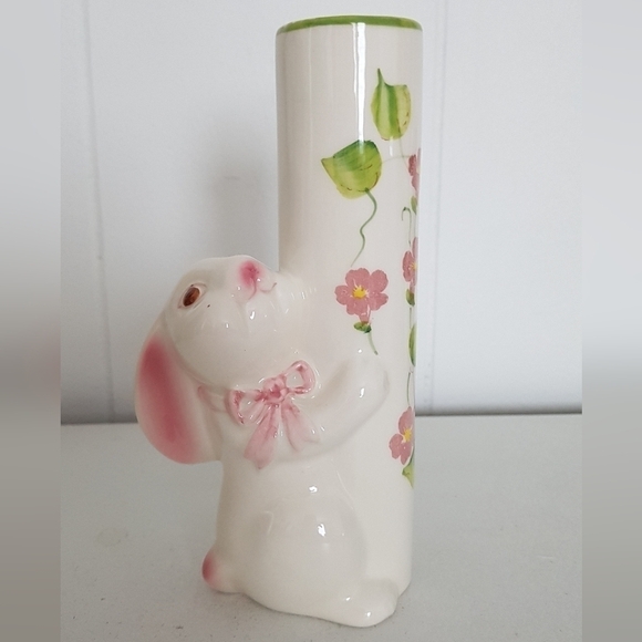 1980s Weiss for FTD Porcelain Spring Bunny Vase - Picture 8 of 8